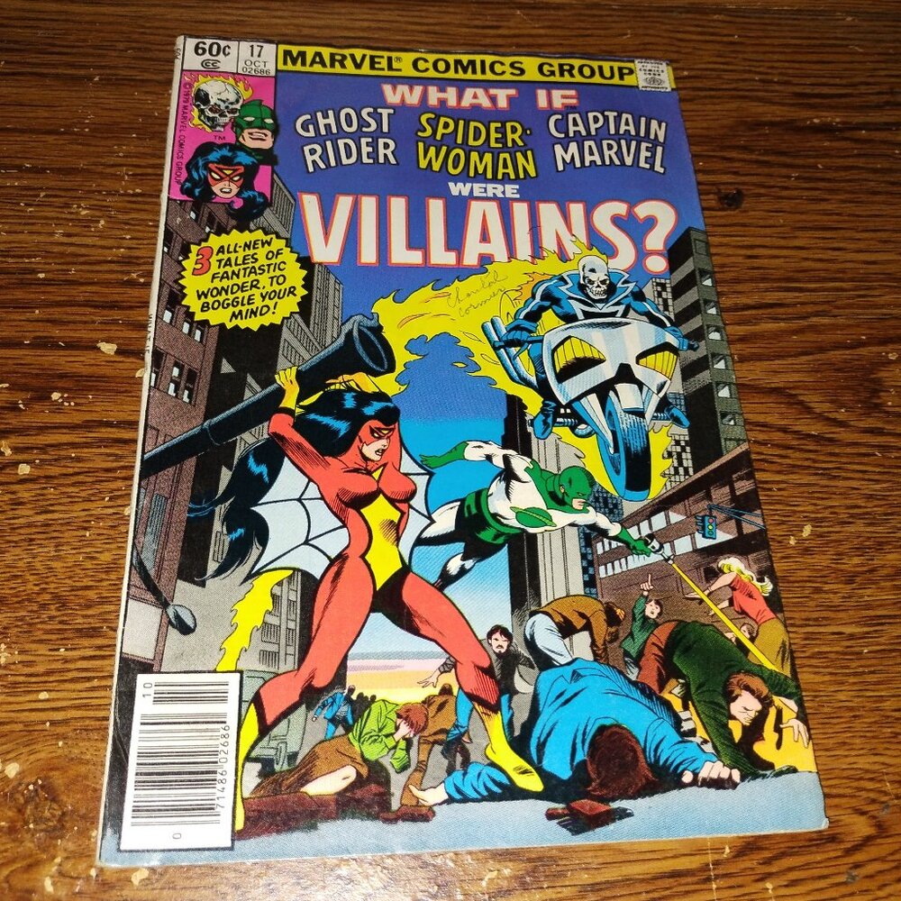 What If ... ? #17 ... Ghost Rider &  freinds were Villains (Marvel comics, 1979)
